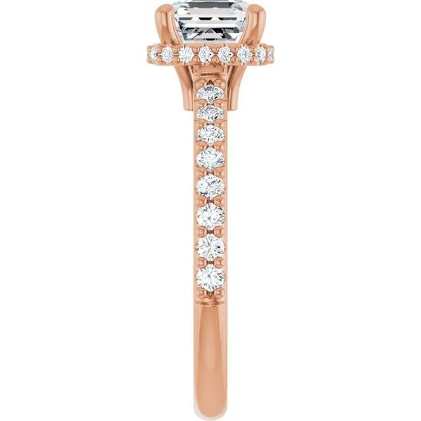 Hidden Halo-Style Engagement Ring Image 4 Redlands Jewelers Redlands, CA