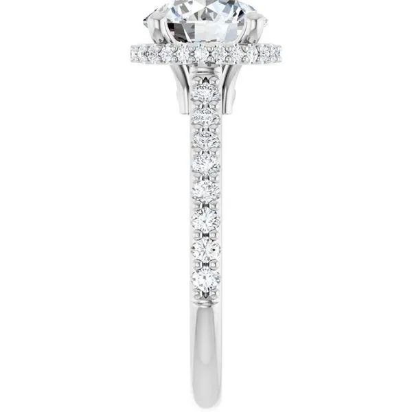 Hidden Halo-Style Engagement Ring Image 4 Stuart Benjamin & Co. Jewelry Designs San Diego, CA