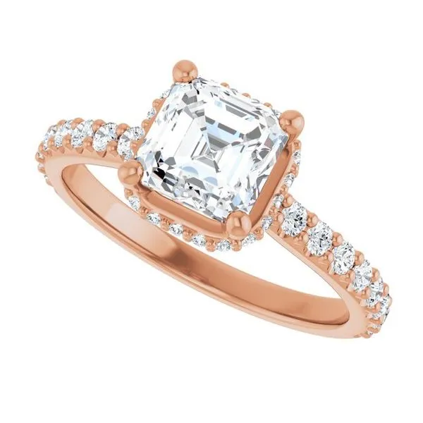 Hidden Halo-Style Engagement Ring Image 5 Stuart Benjamin & Co. Jewelry Designs San Diego, CA