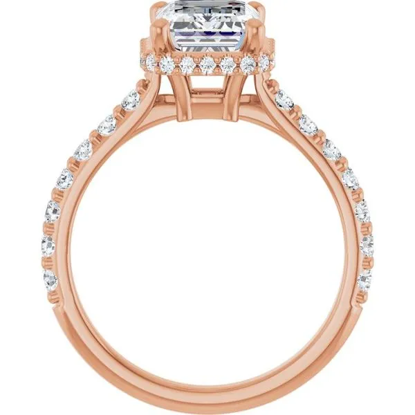 Hidden Halo-Style Engagement Ring Image 2 Stuart Benjamin & Co. Jewelry Designs San Diego, CA