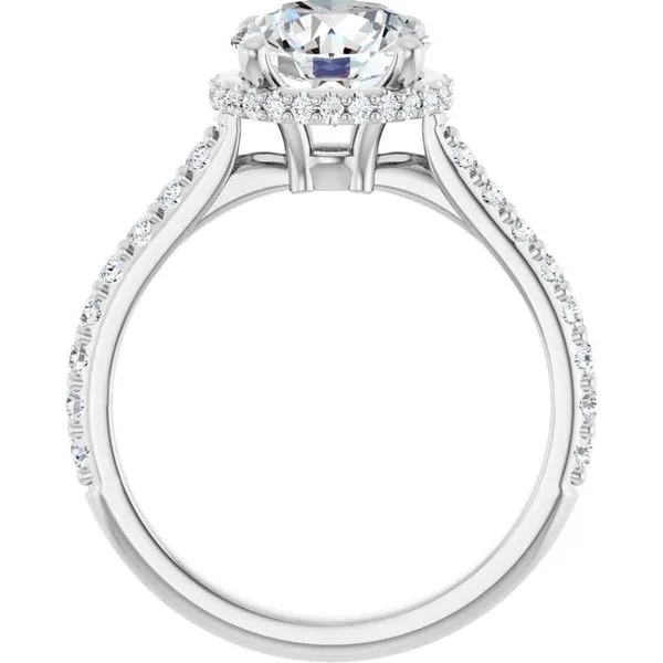 Hidden Halo-Style Engagement Ring Image 2 Austin's Fine Diamonds & Jewelry Lyndhurst, NJ