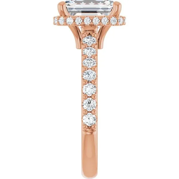 Hidden Halo-Style Engagement Ring Image 4 Michael Szwed Jewelers Longmeadow, MA
