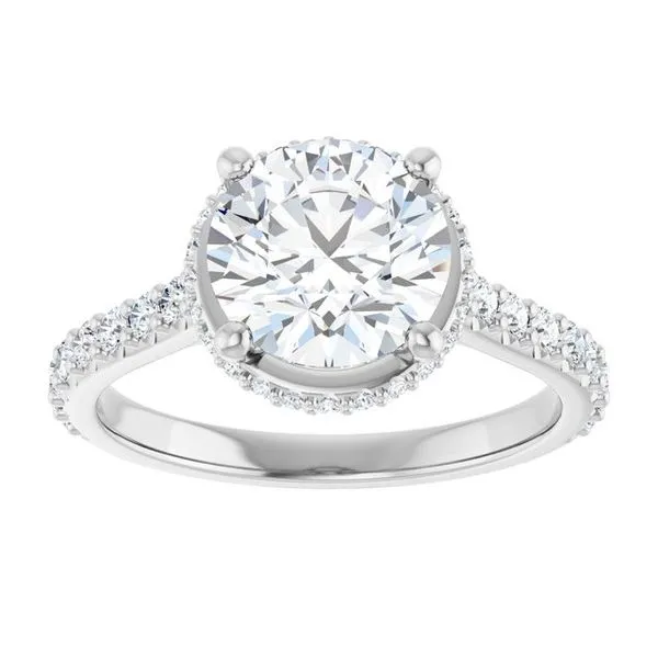 Hidden Halo-Style Engagement Ring Image 3 Mark Jewellers La Crosse, WI