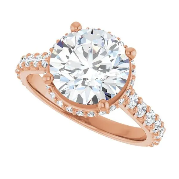 Hidden Halo-Style Engagement Ring Image 5 JF Jones Jewelers Rochester, NY