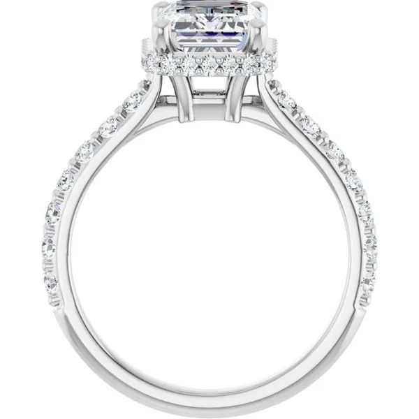 Hidden Halo-Style Engagement Ring Image 2 Natale Jewelers Sewell, NJ