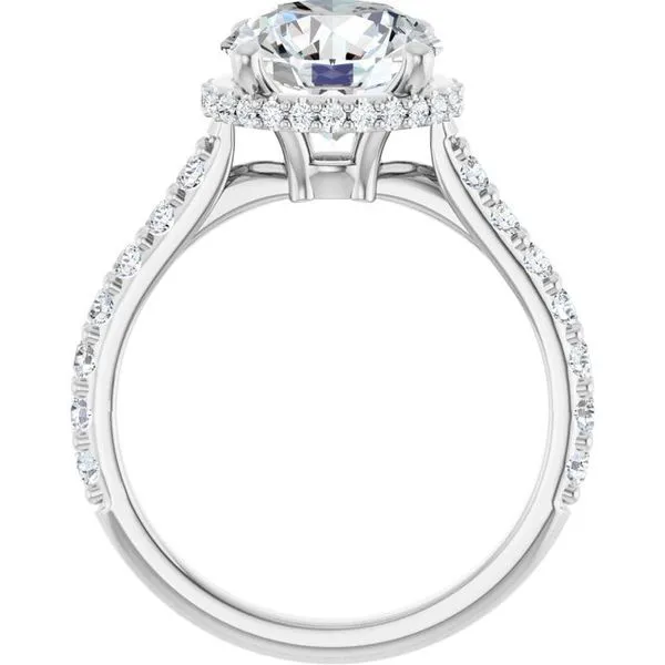 Hidden Halo-Style Engagement Ring Image 2 J. Thomas Jewelers Rochester Hills, MI