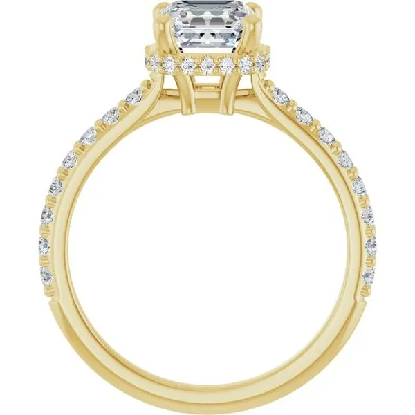 Hidden Halo-Style Engagement Ring Image 2 Ocean View Jewelers Millville, DE
