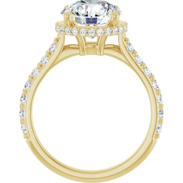 Hidden Halo-Style Engagement Ring Image 2 Paul James Jewelers Angels Camp, CA
