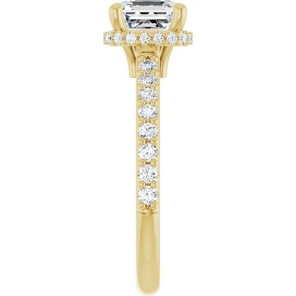 Hidden Halo-Style Engagement Ring Image 4 Shipley's Fine Jewelry Hampstead, MD
