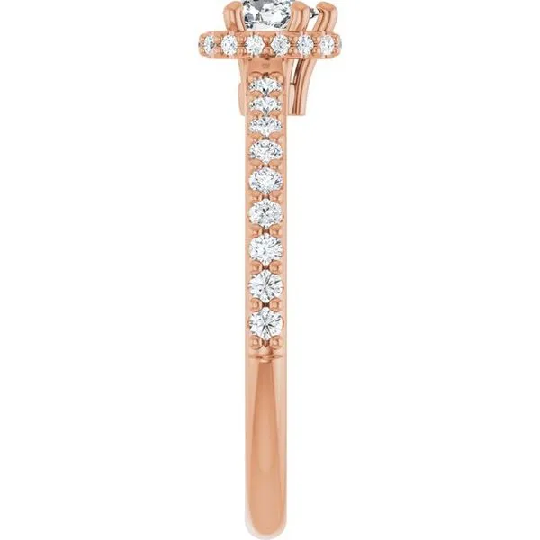 Hidden Halo-Style Engagement Ring Image 4 Futer Bros Jewelers York, PA