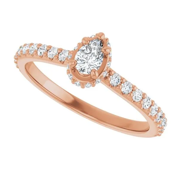 Hidden Halo-Style Engagement Ring Image 5 Clater Jewelers Louisville, KY