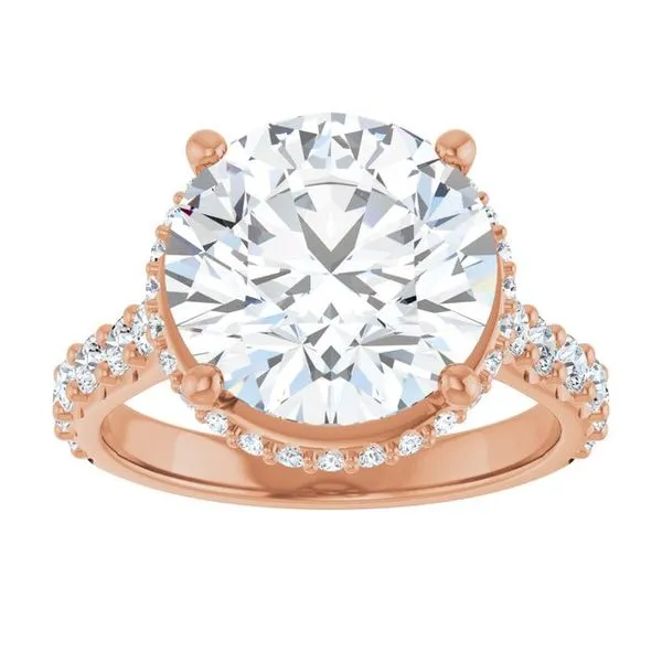 Hidden Halo-Style Engagement Ring Image 3 J. Thomas Jewelers Rochester Hills, MI