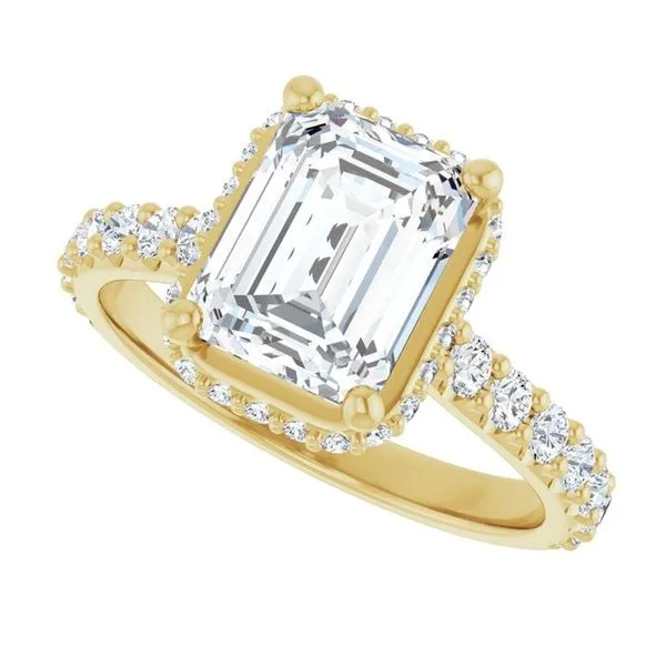 Hidden Halo-Style Engagement Ring Image 5 Futer Bros Jewelers York, PA