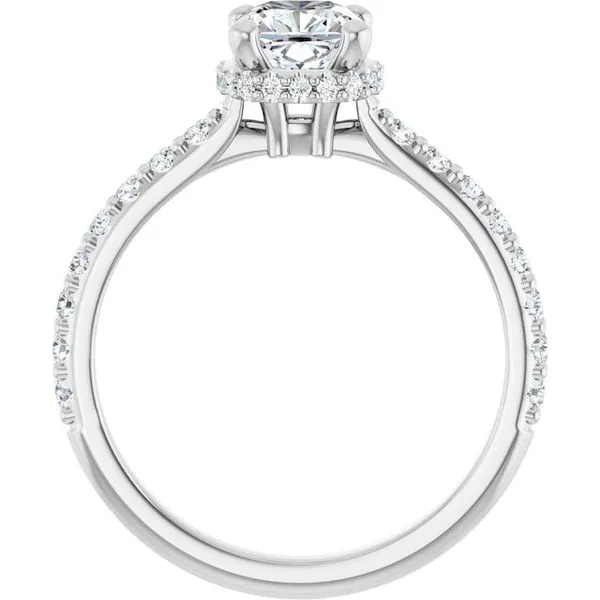 Hidden Halo-Style Engagement Ring Image 2 Shipley's Fine Jewelry Hampstead, MD