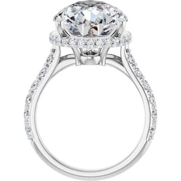 Hidden Halo-Style Engagement Ring Image 2 Shipley's Fine Jewelry Hampstead, MD