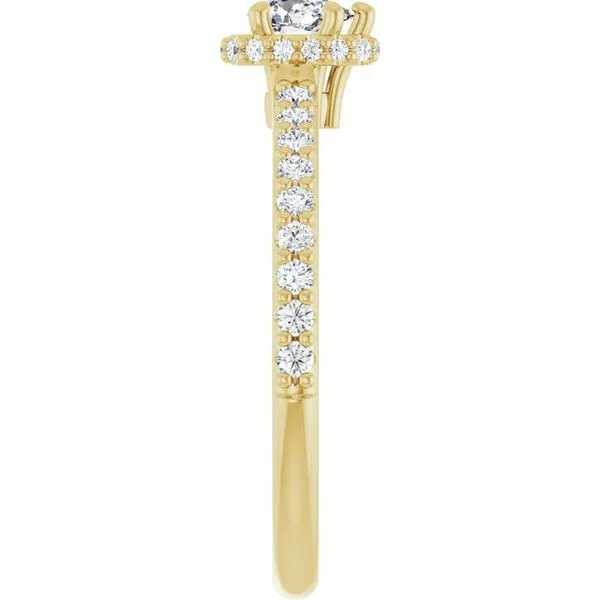 Hidden Halo-Style Engagement Ring Image 4 Morin Jewelers Southbridge, MA
