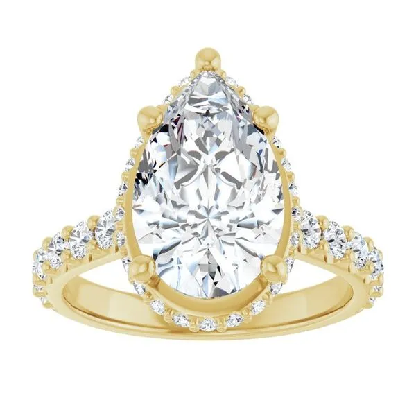 Hidden Halo-Style Engagement Ring Image 3 Eskews Fine Jewelers Lee's Summit, MO