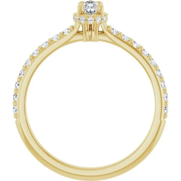 Hidden Halo-Style Engagement Ring Image 2 Michael Szwed Jewelers Longmeadow, MA