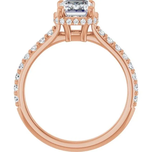 Hidden Halo-Style Engagement Ring Image 2 Arezzo Jewelers Elmwood Park, IL