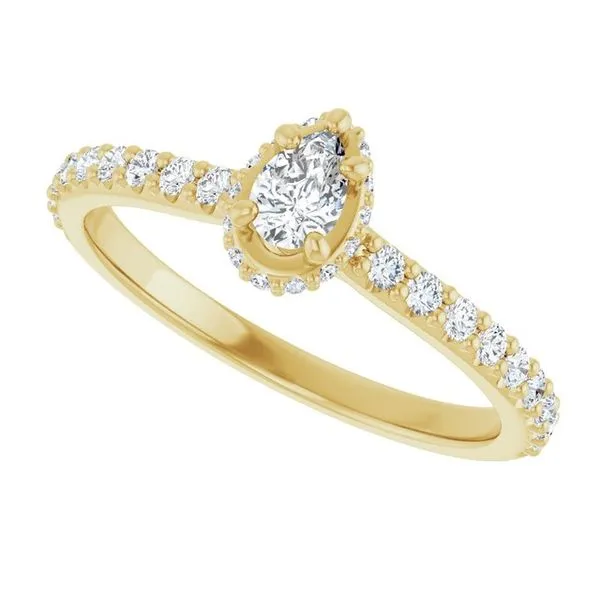 Hidden Halo-Style Engagement Ring Image 5 Mark Jewellers La Crosse, WI