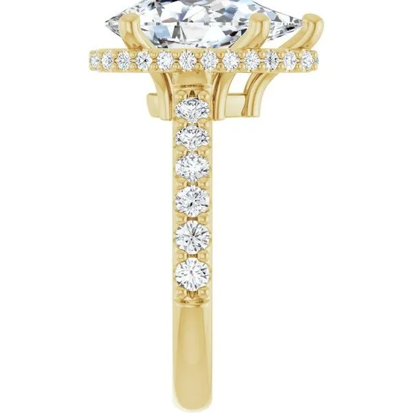 Hidden Halo-Style Engagement Ring Image 4 Mark Jewellers La Crosse, WI