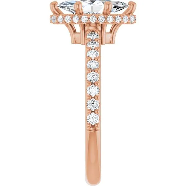 Hidden Halo-Style Engagement Ring Image 4 Mark Jewellers La Crosse, WI