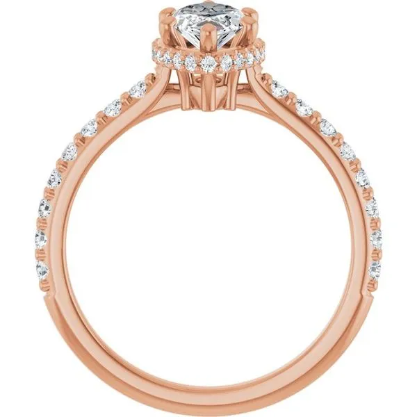 Hidden Halo-Style Engagement Ring Image 2 Ocean View Jewelers Millville, DE