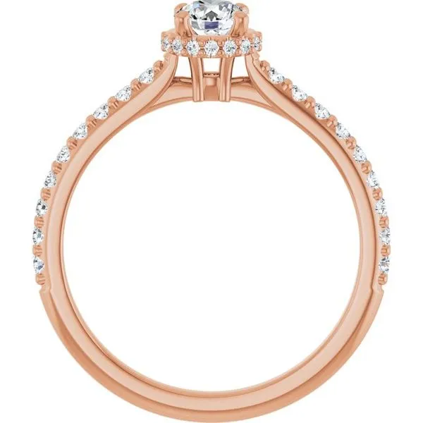 Hidden Halo-Style Engagement Ring Image 2 JF Jones Jewelers Rochester, NY