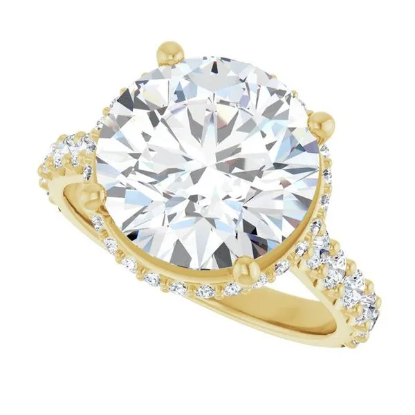 Hidden Halo-Style Engagement Ring Image 5 Shipley's Fine Jewelry Hampstead, MD