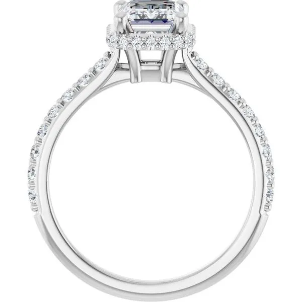 Hidden Halo-Style Engagement Ring Image 2 JF Jones Jewelers Rochester, NY