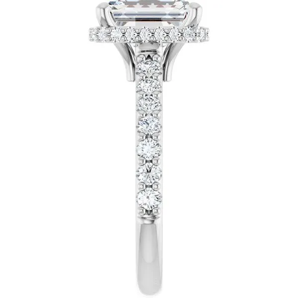 Hidden Halo-Style Engagement Ring Image 4 Stuart Benjamin & Co. Jewelry Designs San Diego, CA