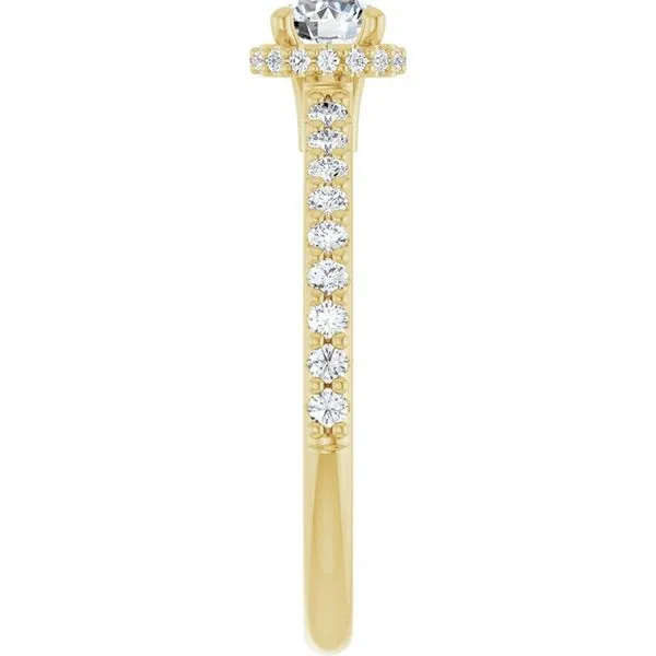 Hidden Halo-Style Engagement Ring Image 4 Natale Jewelers Sewell, NJ