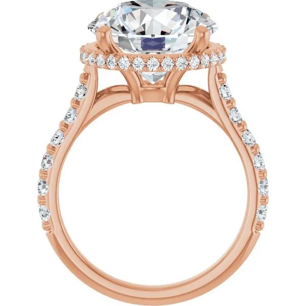Hidden Halo-Style Engagement Ring Image 2 Austin's Fine Diamonds & Jewelry Lyndhurst, NJ