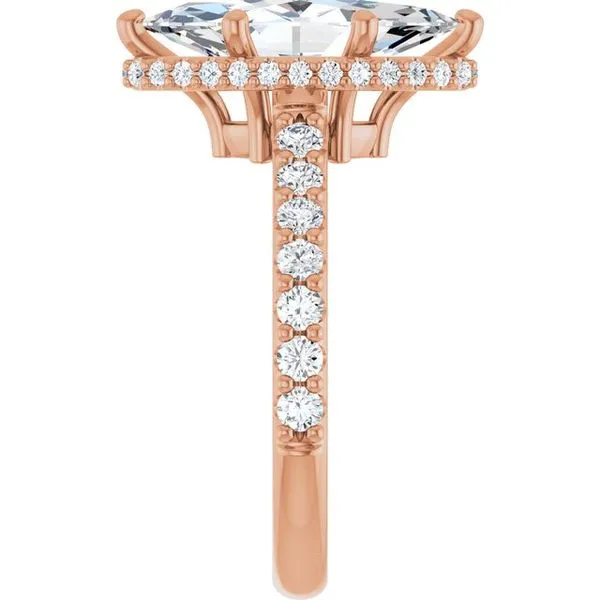 Hidden Halo-Style Engagement Ring Image 4 J. Thomas Jewelers Rochester Hills, MI