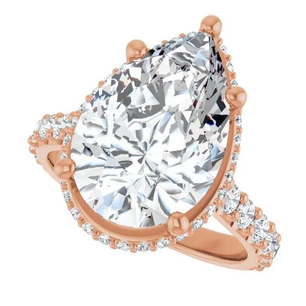 Hidden Halo-Style Engagement Ring Image 5 Futer Bros Jewelers York, PA