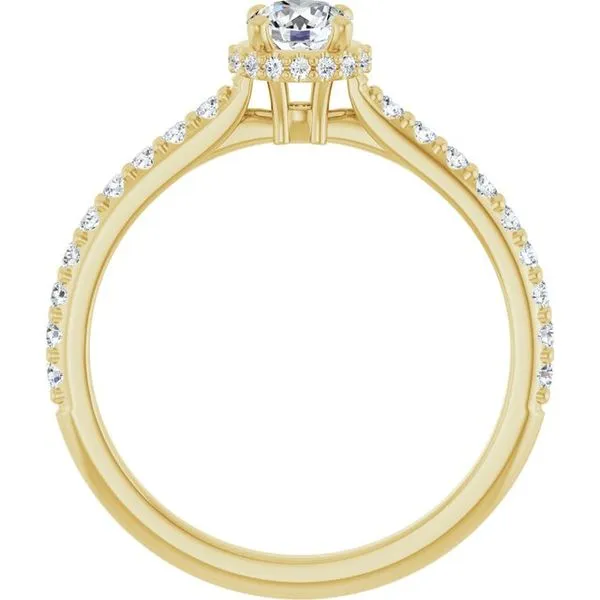 Hidden Halo-Style Engagement Ring Image 2 Michael Szwed Jewelers Longmeadow, MA