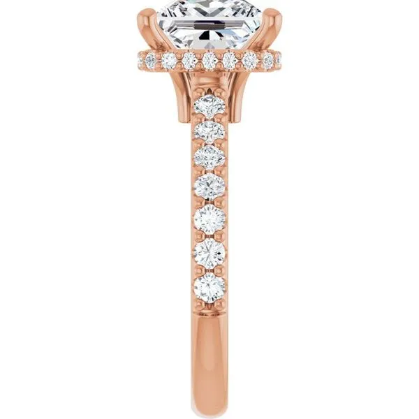Hidden Halo-Style Engagement Ring Image 4 JF Jones Jewelers Rochester, NY