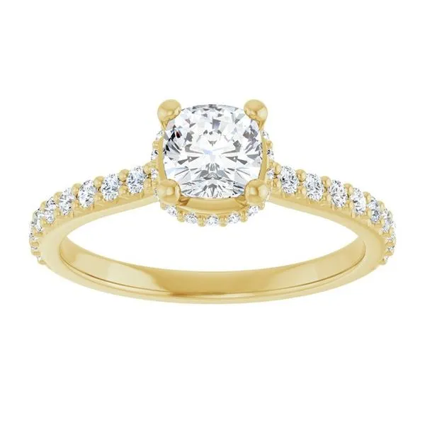 Hidden Halo-Style Engagement Ring Image 3 Mark Jewellers La Crosse, WI