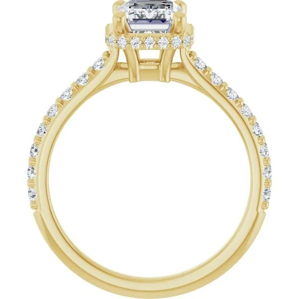 Hidden Halo-Style Engagement Ring Image 2 J. Thomas Jewelers Rochester Hills, MI