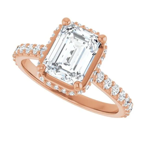 Hidden Halo-Style Engagement Ring Image 5 J. Thomas Jewelers Rochester Hills, MI