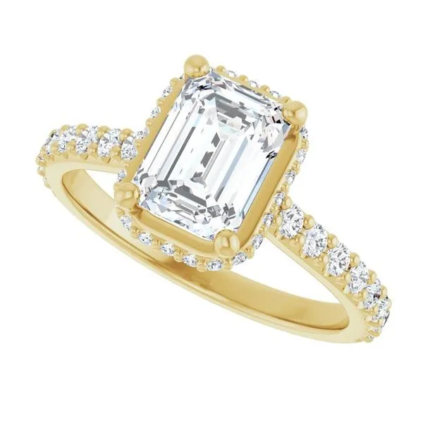 Hidden Halo-Style Engagement Ring Image 5 J. Thomas Jewelers Rochester Hills, MI