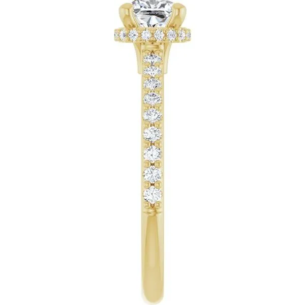 Hidden Halo-Style Engagement Ring Image 4 Jimmy Smith Jewelers Decatur, AL