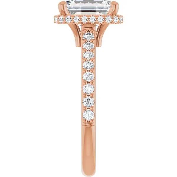 Hidden Halo-Style Engagement Ring Image 4 Shipley's Fine Jewelry Hampstead, MD