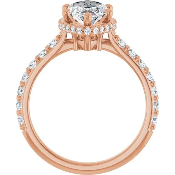 Hidden Halo-Style Engagement Ring Image 2 Paul James Jewelers Angels Camp, CA