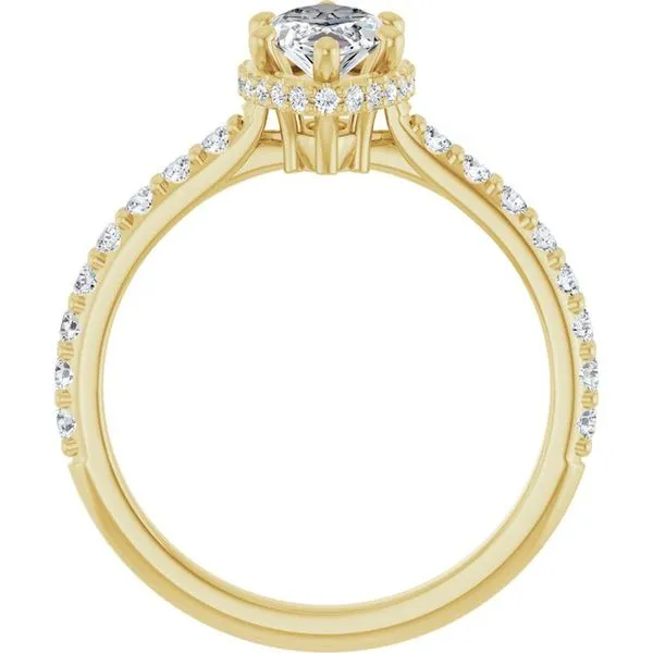 Hidden Halo-Style Engagement Ring Image 2 Redlands Jewelers Redlands, CA