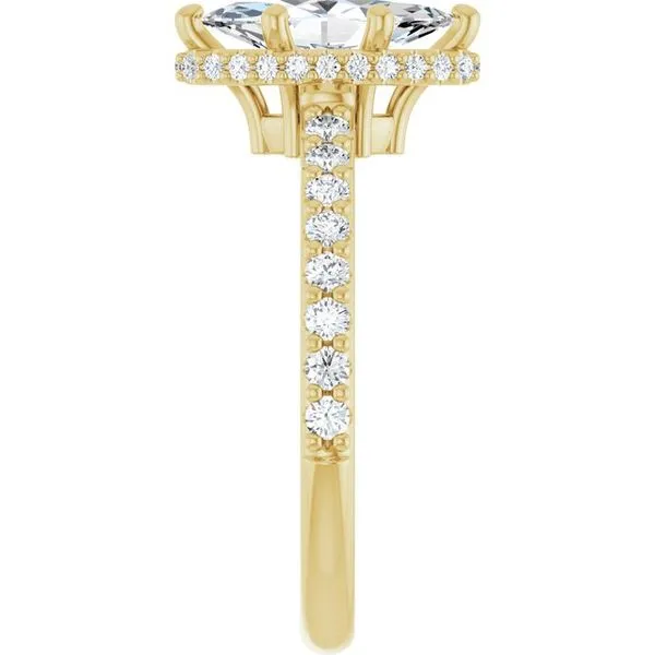 Hidden Halo-Style Engagement Ring Image 4 Redlands Jewelers Redlands, CA