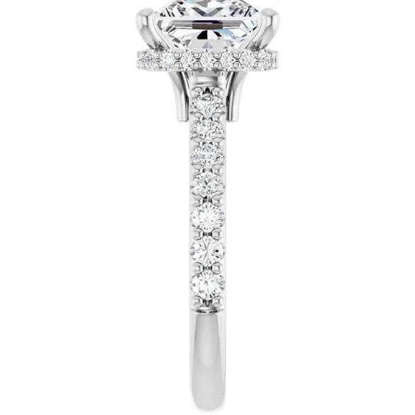 Hidden Halo-Style Engagement Ring Image 4 J. Thomas Jewelers Rochester Hills, MI
