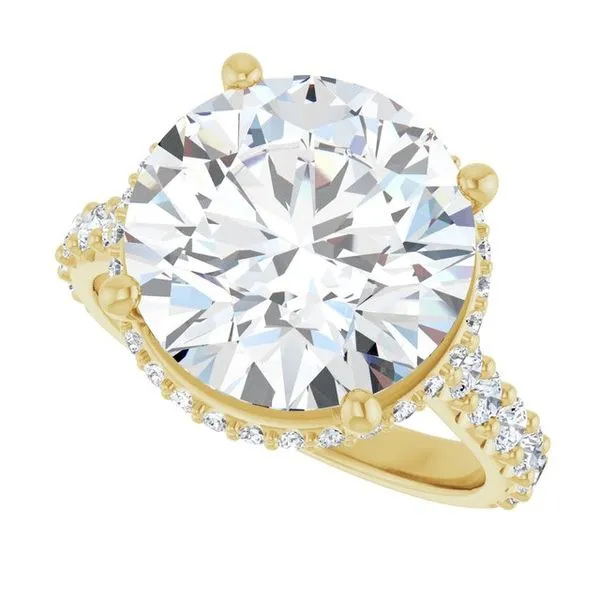 Hidden Halo-Style Engagement Ring Image 5 Austin's Fine Diamonds & Jewelry Lyndhurst, NJ