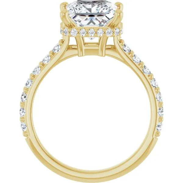 Hidden Halo-Style Engagement Ring Image 2 Raleigh Diamond Fine Jewelry Raleigh, NC