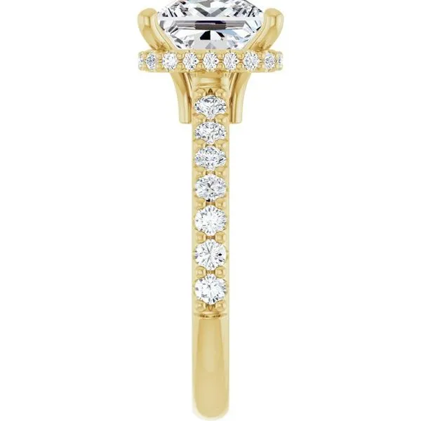 Hidden Halo-Style Engagement Ring Image 4 Ocean View Jewelers Millville, DE